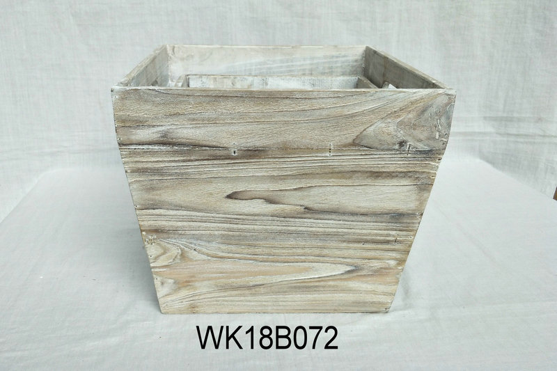 wood flower pot20