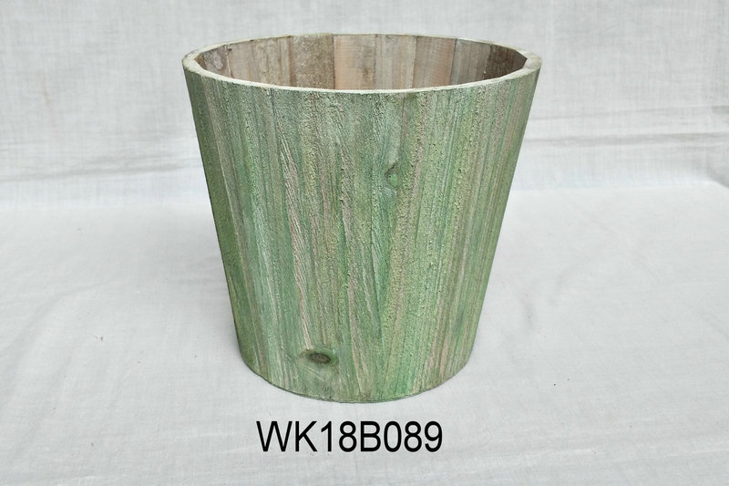 wood flower pot37