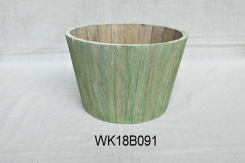 wood flower pot39